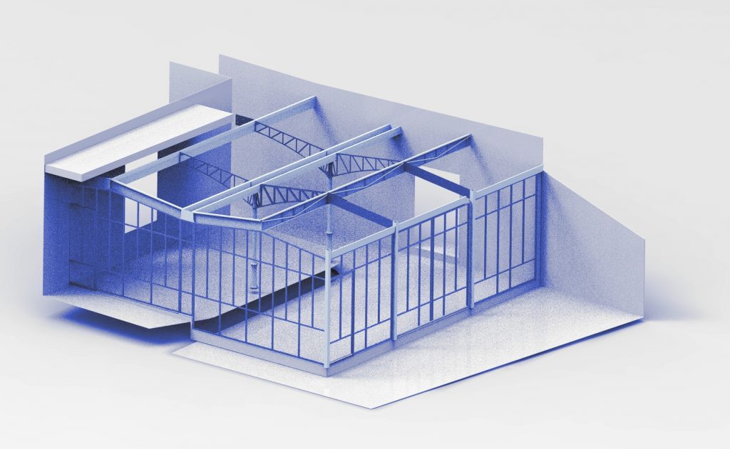 Maquette numérique verrière